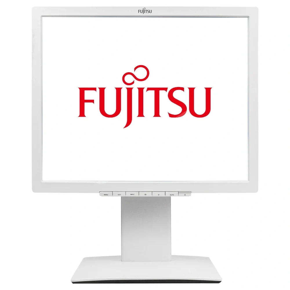 Monitör 19" Fujıtsu B19-7 LED 1280X1024 Beyaz Pivot Ayaklı Kurumsal Monitör Bx Kalite 2.El 3Ay Garantili Ofis Monitörü