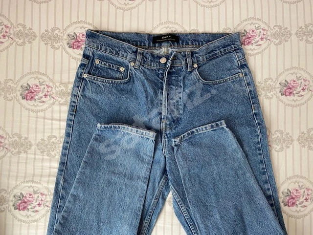 Zara Marka Erkek Mavi Renk Kot Pantolon