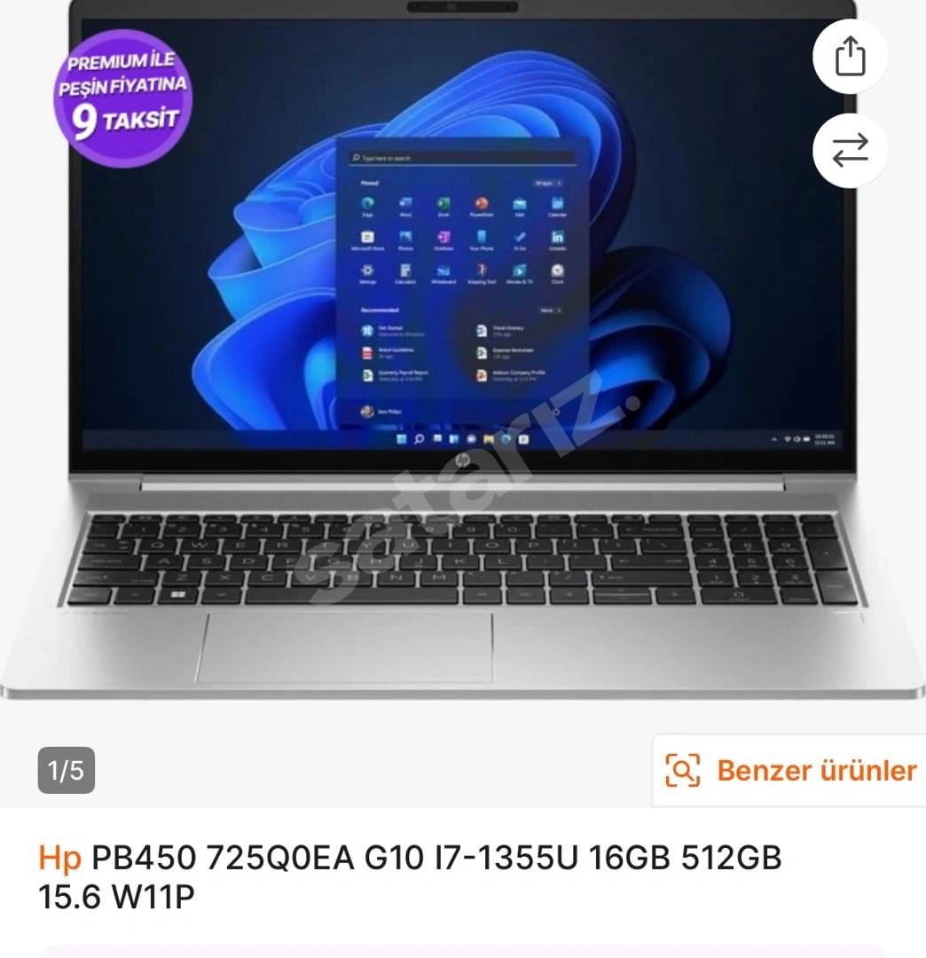 Sıfır Kapalı Kutu HP BP W11P