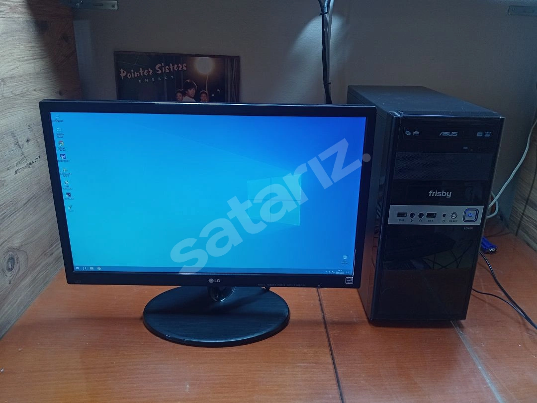 SSD'li 4.Nesil İntel Kasa + 22'' 1080P LG Monitör Masaüstü PC