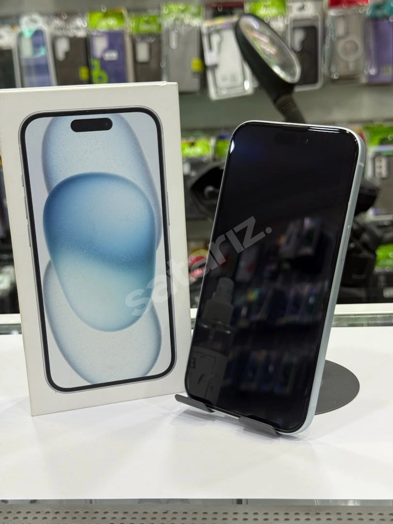 iPhone 15 128GB %96 Pil – 18 Ay Garantili – Kutu Fatura