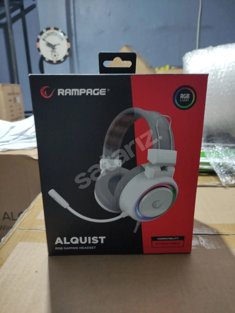 Rampage Miracle-X6 RGB USB Kablolu Oyuncu Kulaklığı