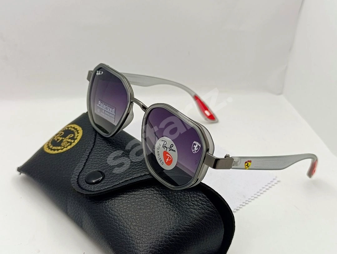 SIFIR KUTUSUNDA, RAYBAN (FERRARİ) POLARİZE, UV400  (REPLİCA)