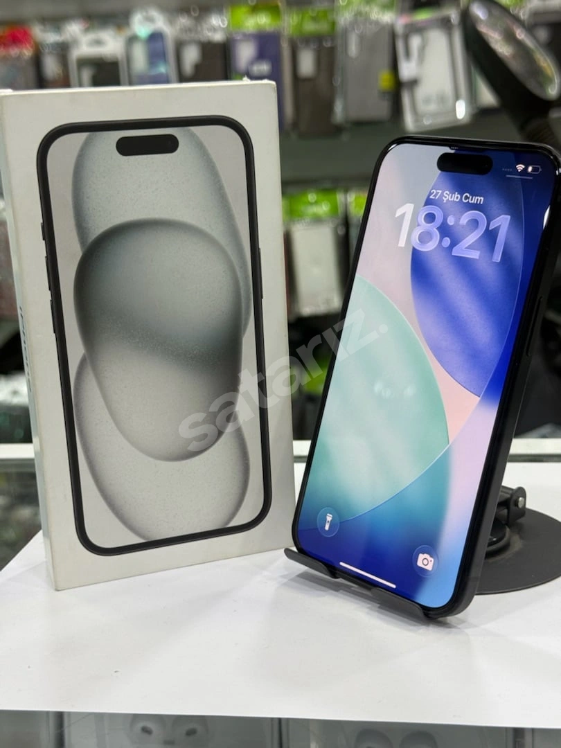 📱 iPhone 15 – 8 Ay Garantili – %84 Pil – 12 Aya Kadar Taksit