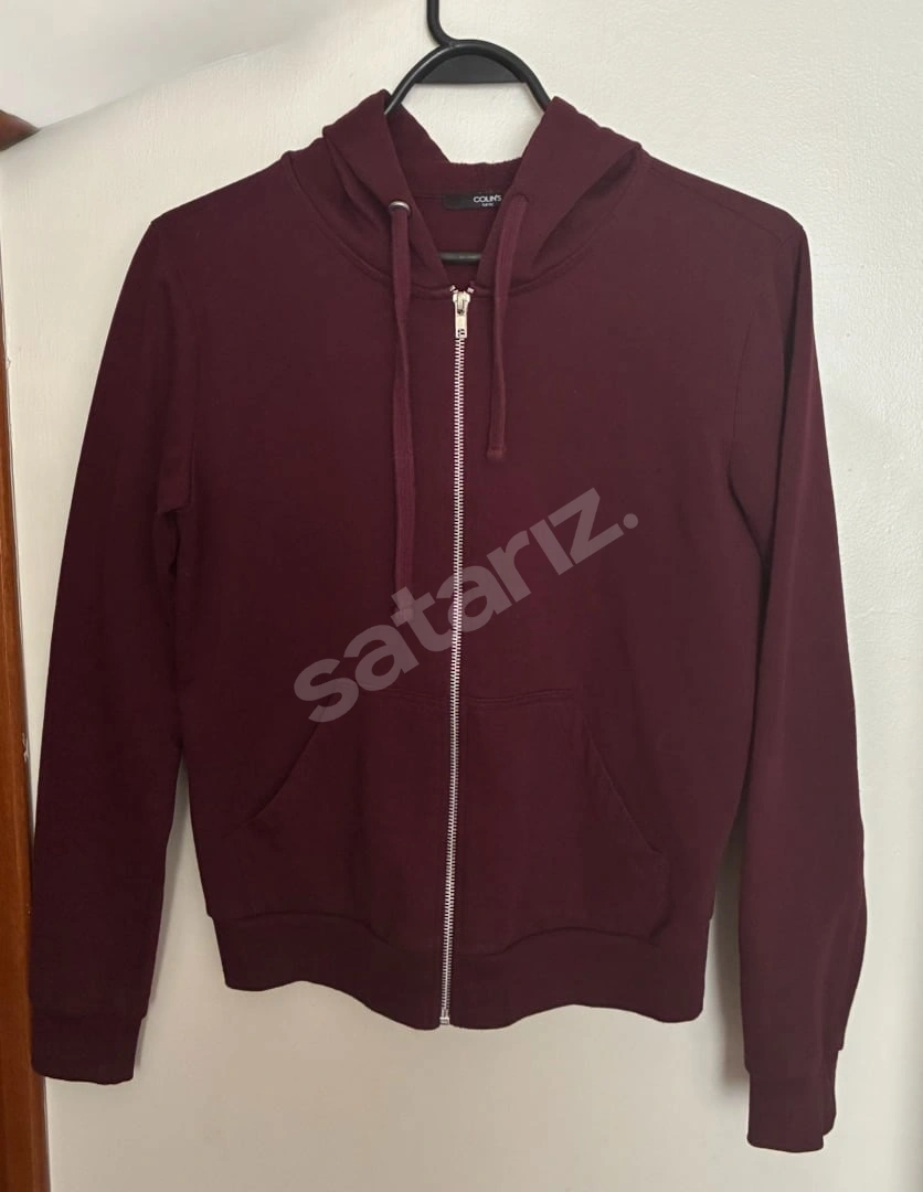 3 adet Fermuarlı Sweatshirt