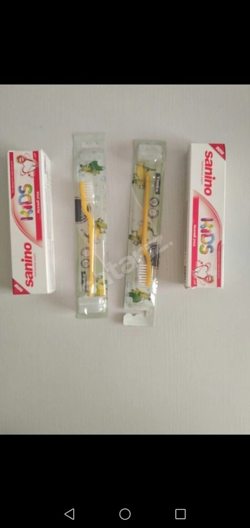 Çocuk Diş Fırçası Ve Diş Macunu