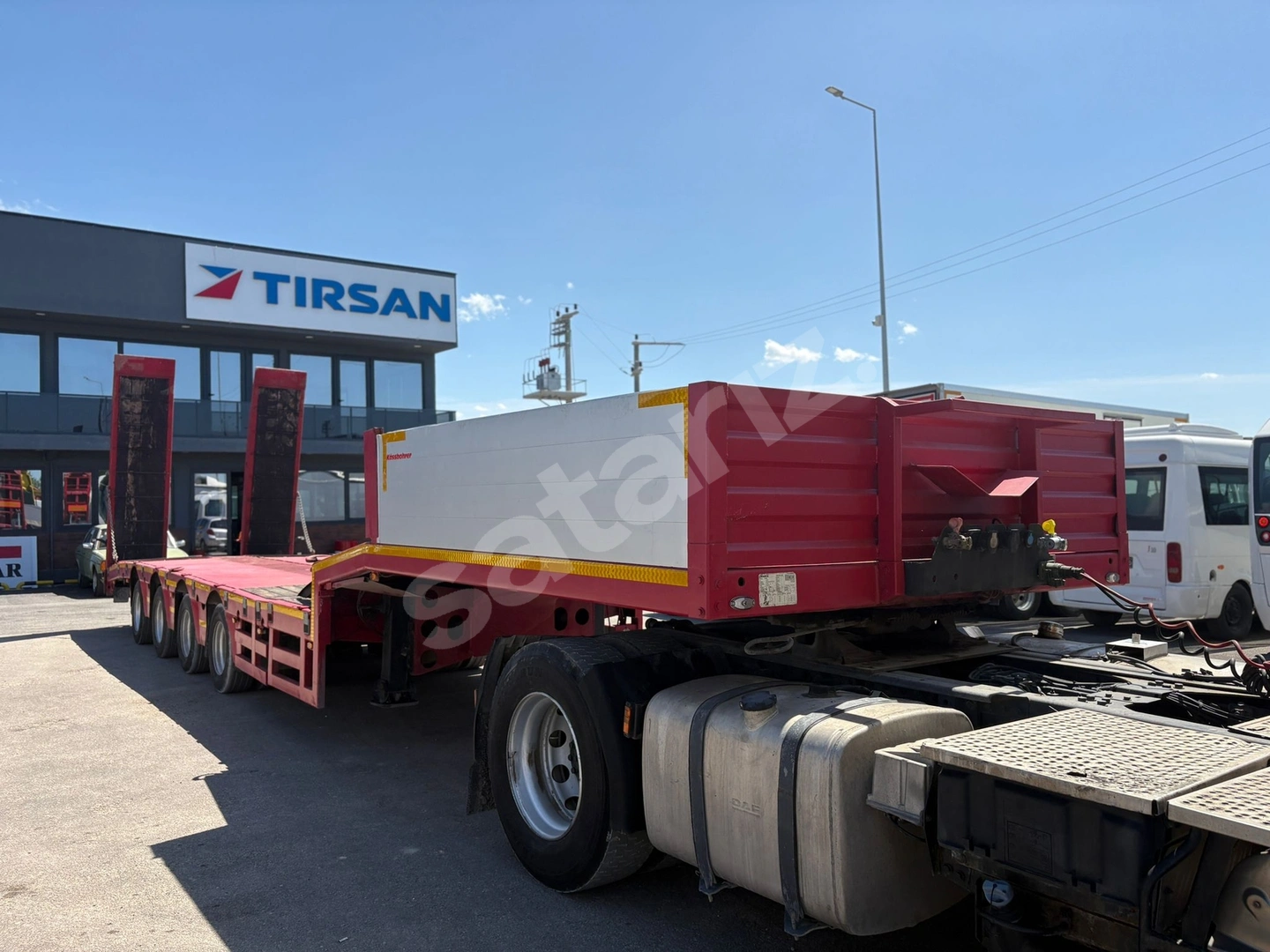 KOÇASLANLAR2`DEN TIRSAN YANA UZAMALI LOWBED 2006 MODEL