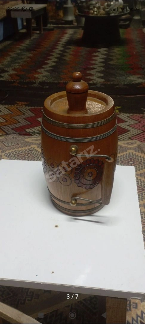Antika Ahşap Fıçı