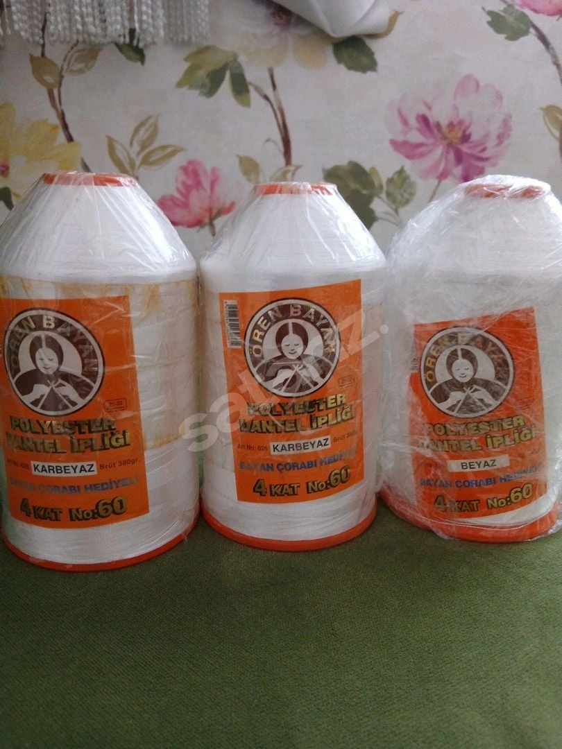 ÖREN BAYAN POLYESTER DANTEL İPLİĞİ