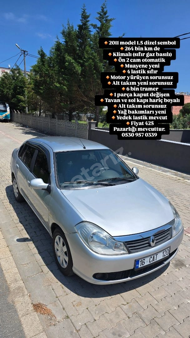 2011 SEMBOL 1.5 Dci BAKIMLI AİLE ARABASI