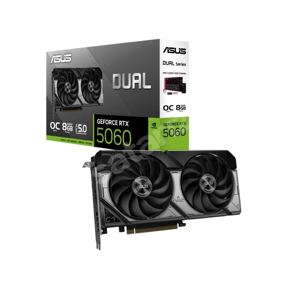 Asus RTX 5060 Dual OC Edition DUAL-RTX5060-O8G 128 Bit GDDR7 8 GB Ekran Kartı