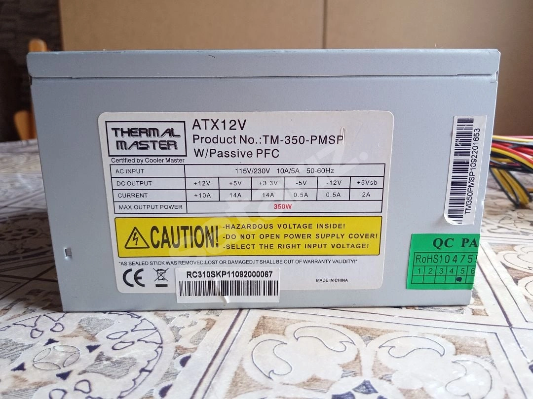 Arızalı Thermal Master 350W PSU