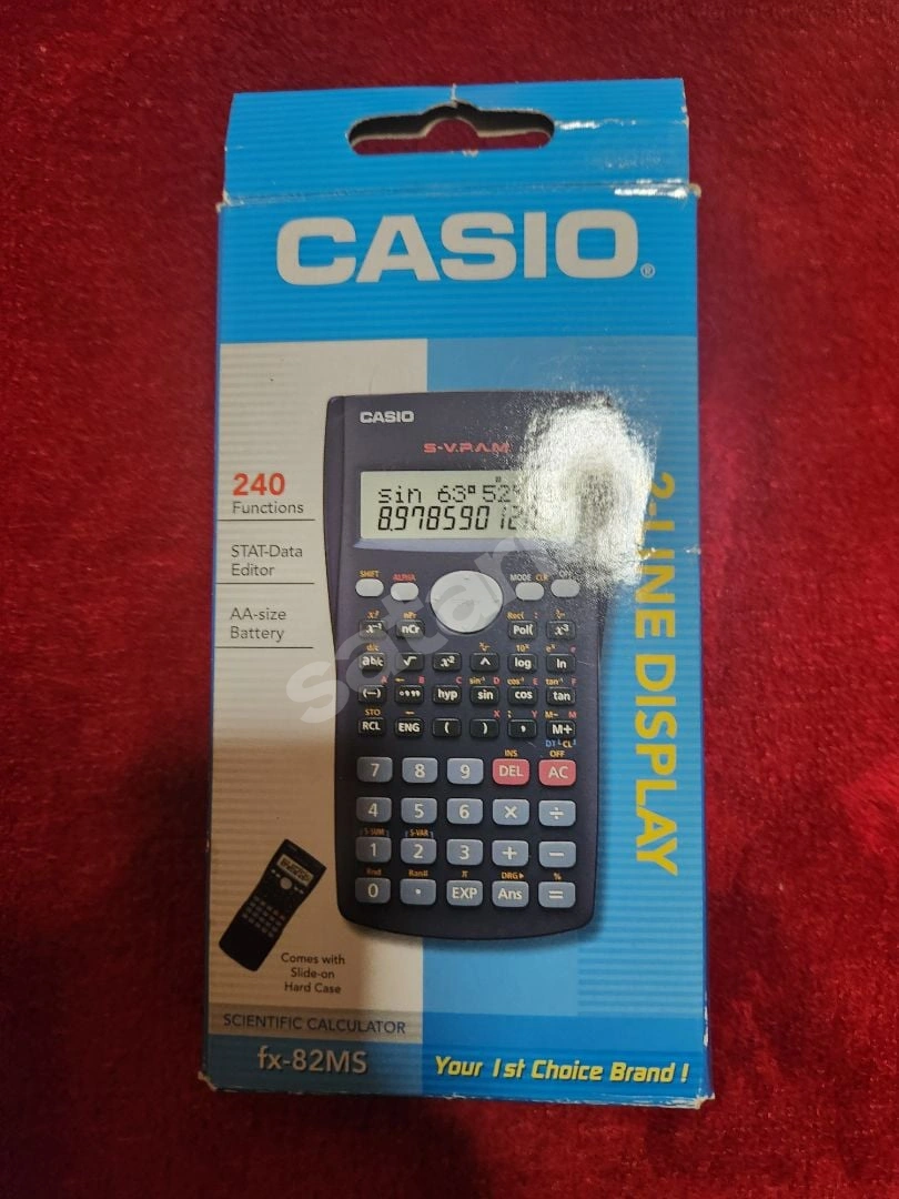 casio fx 82ms hesap makinesi