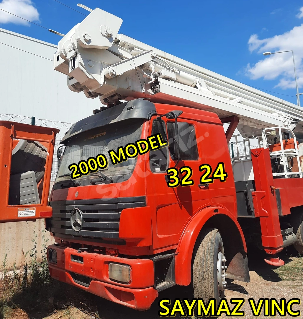 SAYMAZ VINC DEN SATILIK SIFIR HİÇ KULANILMAYAN 45 M SEPETLİ PLATFROM VINC 2014 PAKSAN PLATFROM