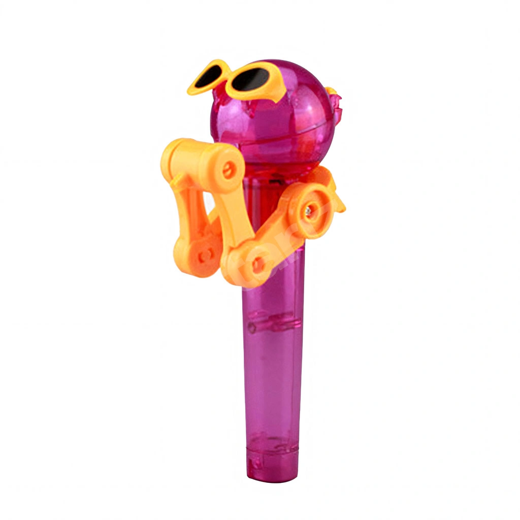 Pembe Renk Robot Lolipop Sevimli Komik Oyuncağı