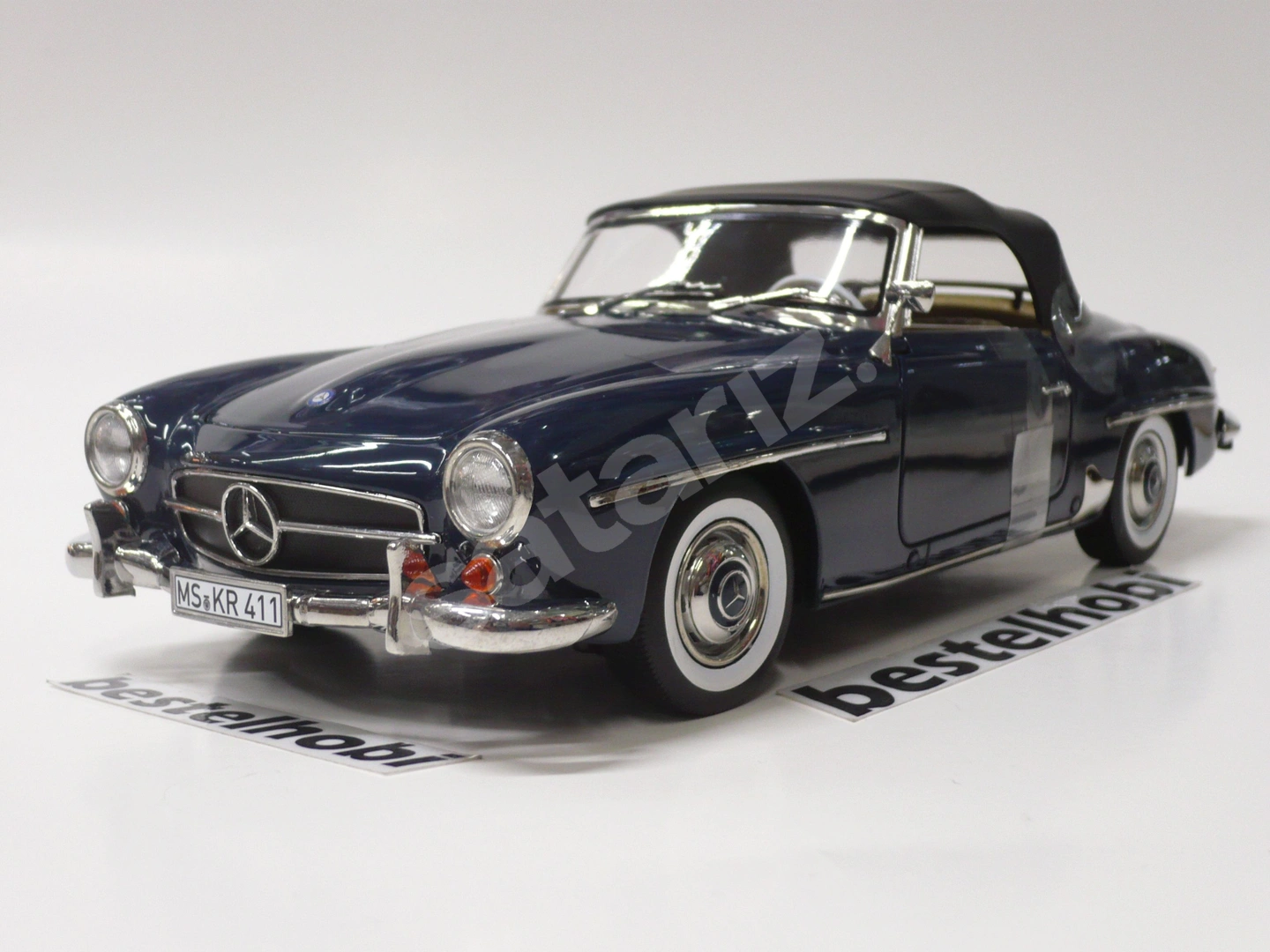 MERCEDES 190 SL 1957 MITTELBLAU bestelhobi