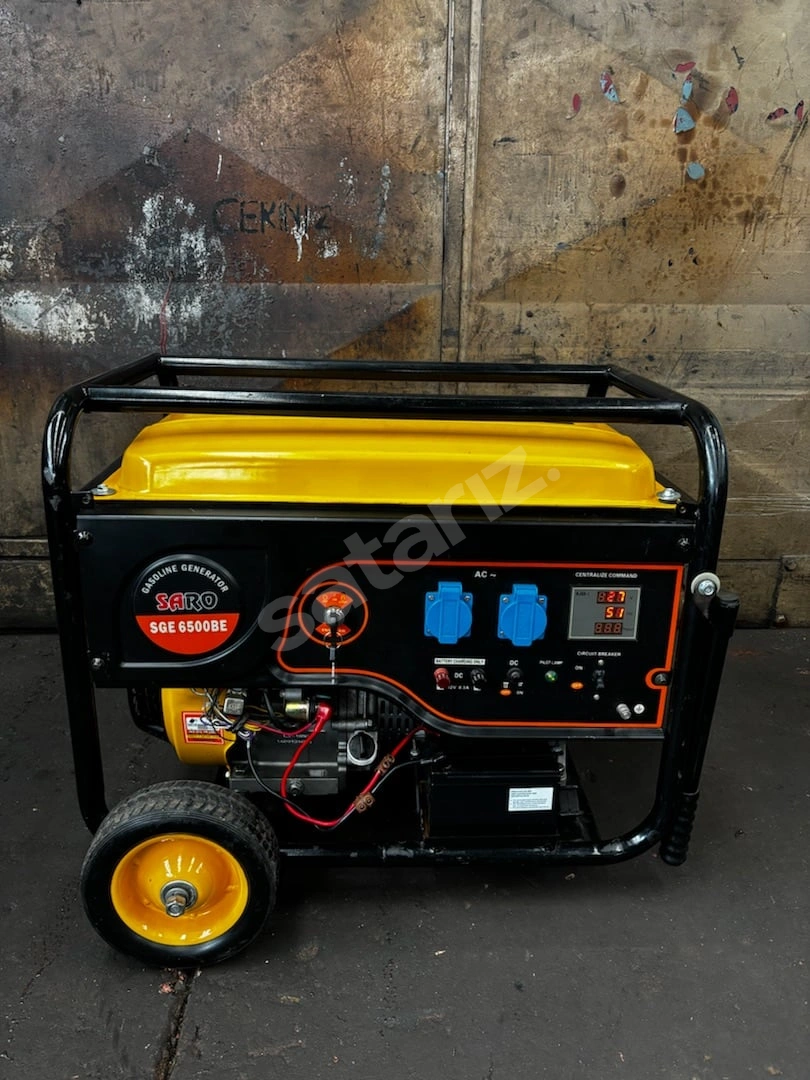 SARO SGE6500BE 6.9kva  marşlı benzinli jeneratör