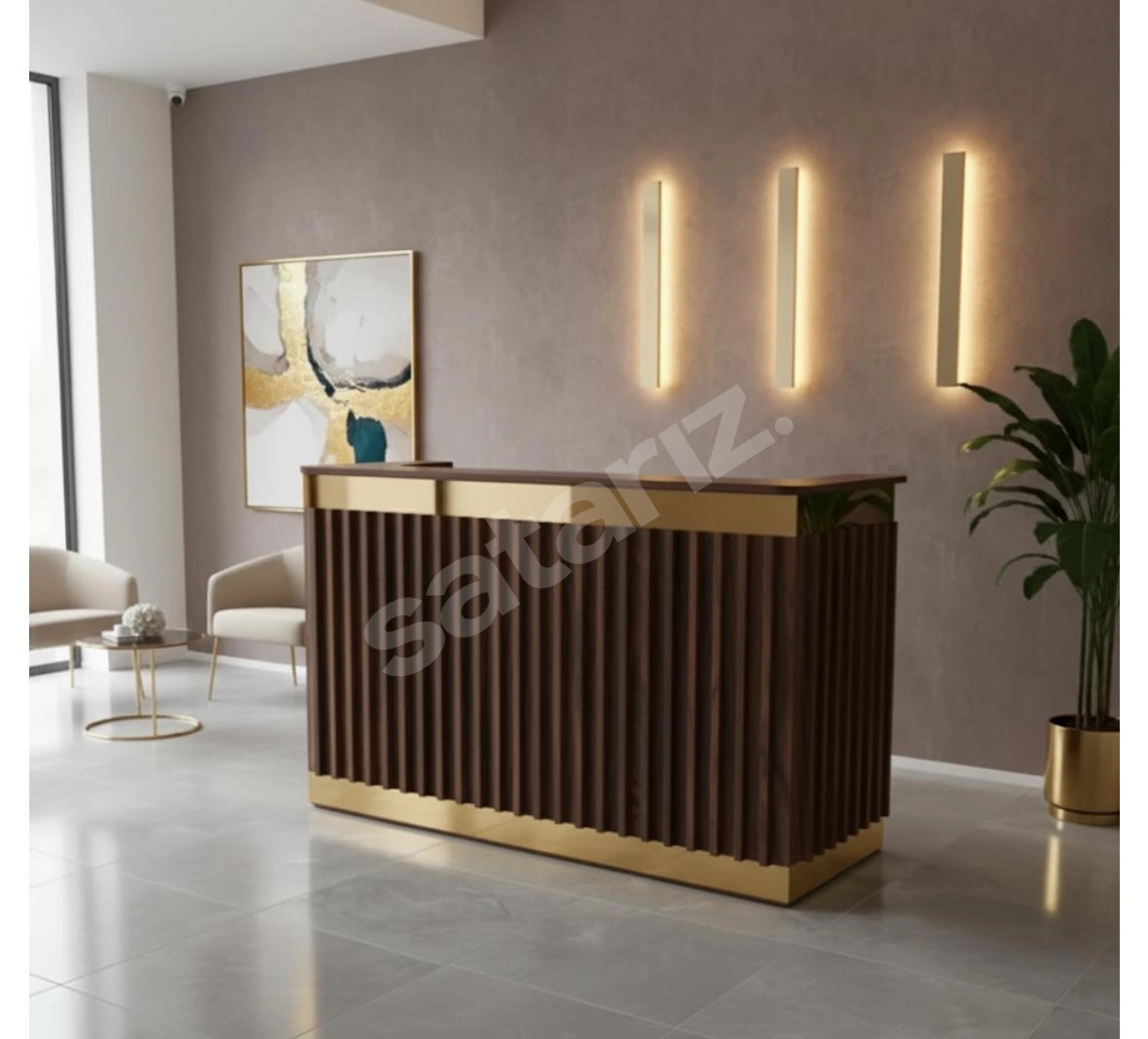 Akbüro Moon Ofis Karşılama Bankosu