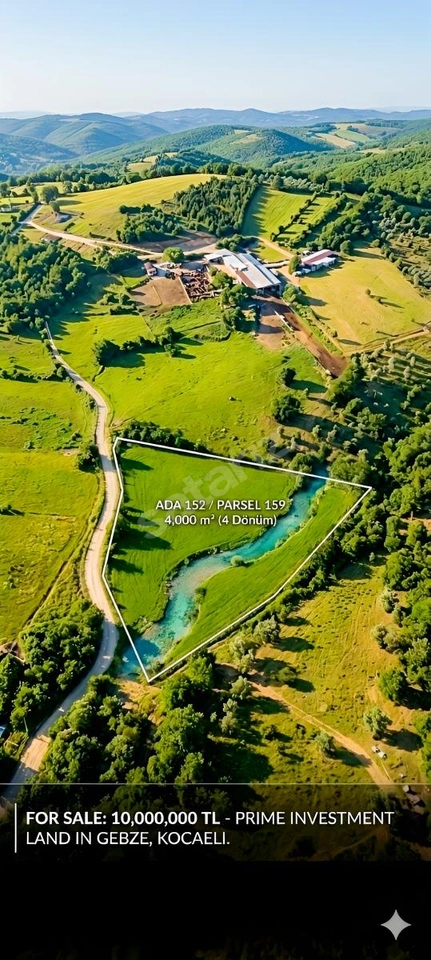 Doğa Temalı: Gebze Denizli'de İçinden Dere Geçen 4 Dönüm Cennet