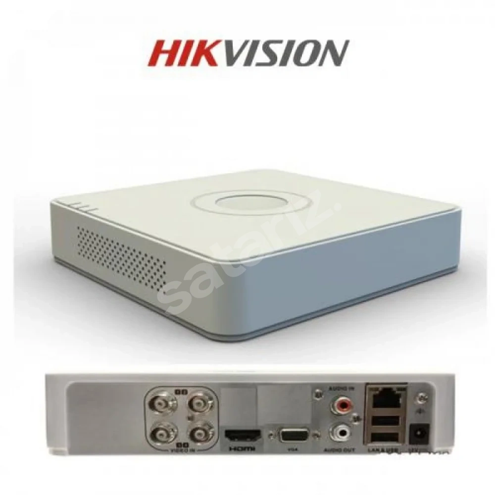 Hıkvısıon Kayıt Cihazı Ds-7104Hghı-K1 (S) 4 Kanal 1080N H265+ Hıbrıt Dvr Cıhazı
