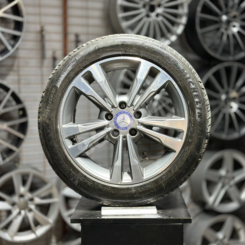 17 inç 5x112 Mercedes W212 Orj. Ekipman Jant Lastik Takımı