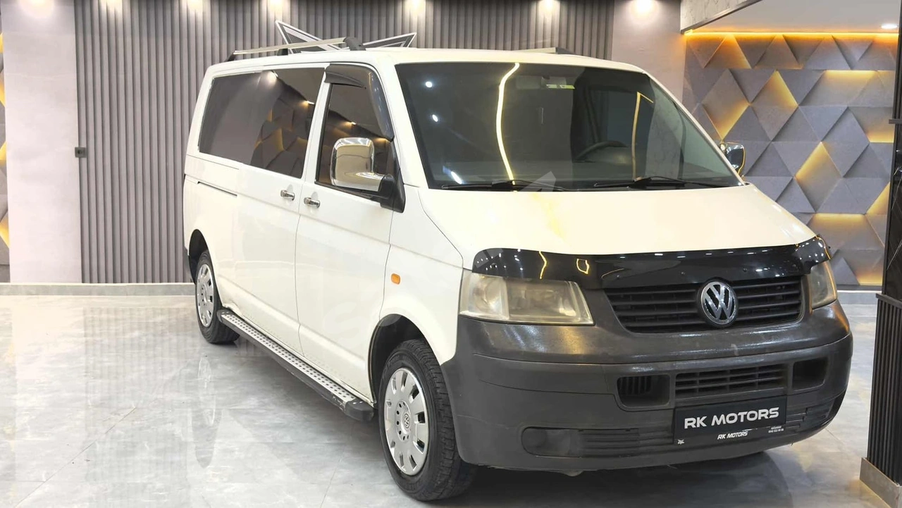 2005 MODEL VW TRANSPORTER 2.5 TDİ 130 PS UZUN ŞASİ 5+1 PANELVAN