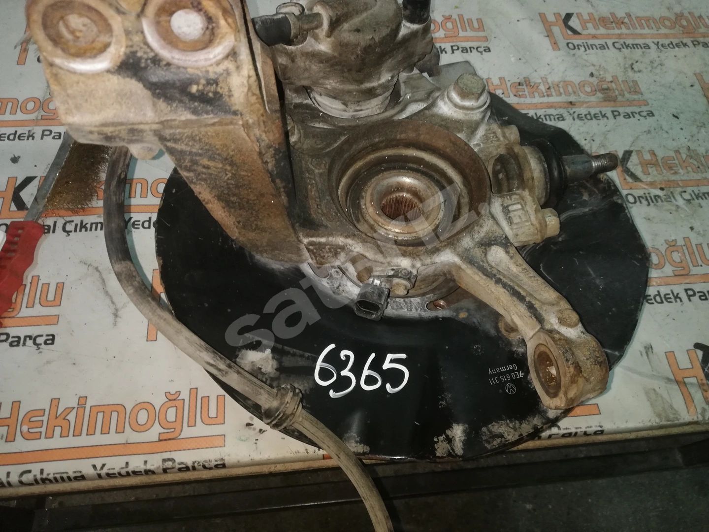 VW TRANSPORTER T5 SOL TAŞIYICI DİSK KALİPER KOMPLE SÖKME HATASIZ
