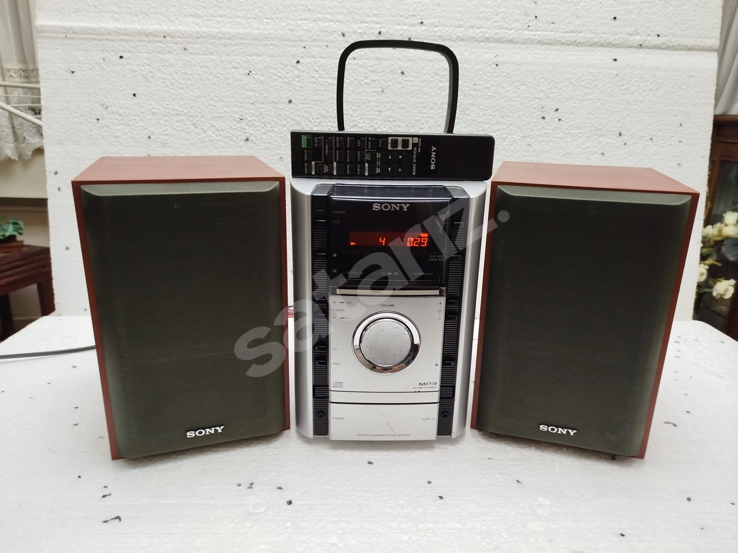 SONY CMT-GS10  TEMİZ SORUNSUZ MÜZİK SETİ+ORJ.ANTEN