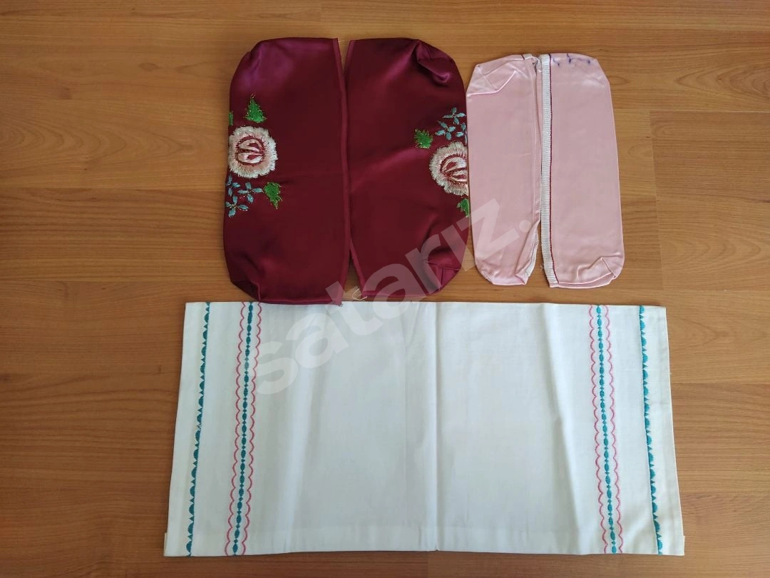 Antika Yastık Başlığı Seti Sıfır 80 Yıllık