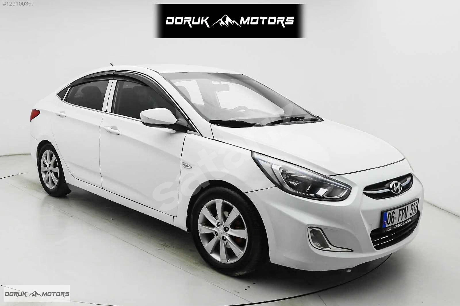 |DORUK MOTORS| PEŞİNATSIZ TAMAMINA KREDİLİ 2016 ACCENT BLUE