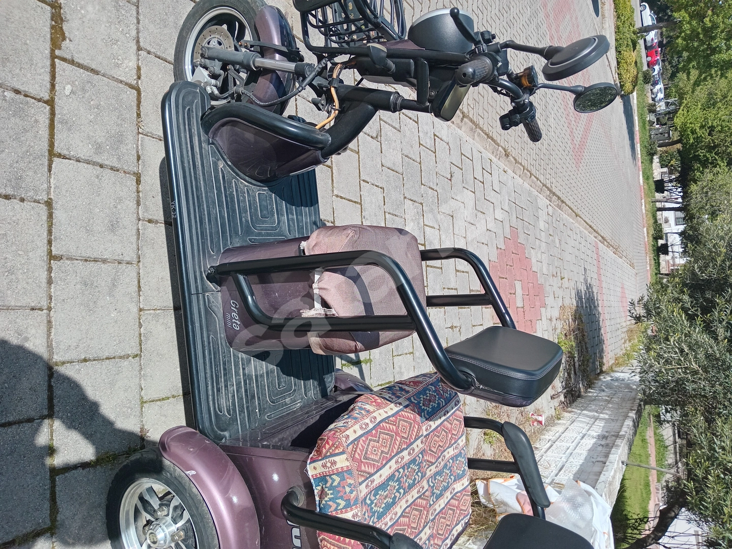TEMİZ 3 TEKERLEKLİ MOTORSİKLET
