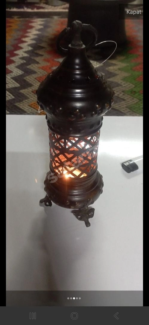 Antika Bakır Mumluk