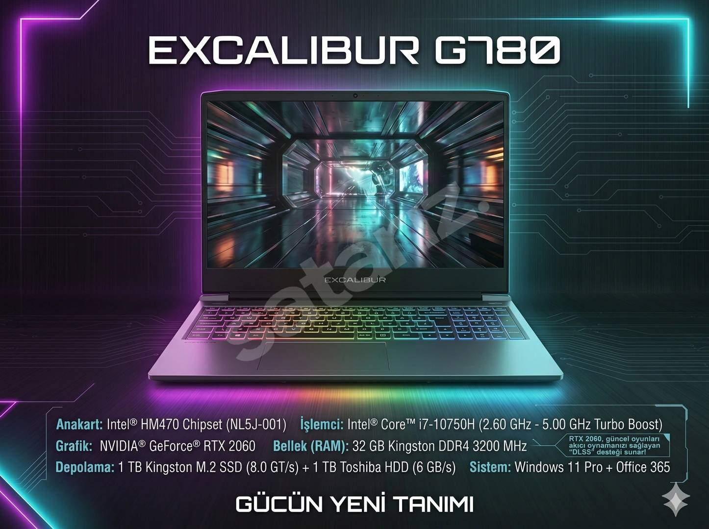 EXCALIBUR G780 - GÜCÜN YENİ TANIMI