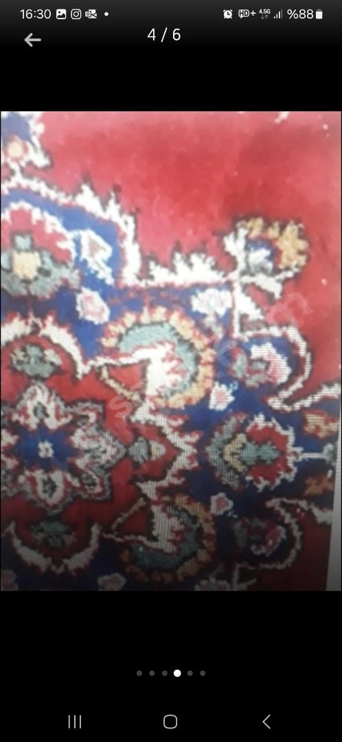 Eldokuma Yün Isparta Halısı-Teklif Alınarak Satılacaktır