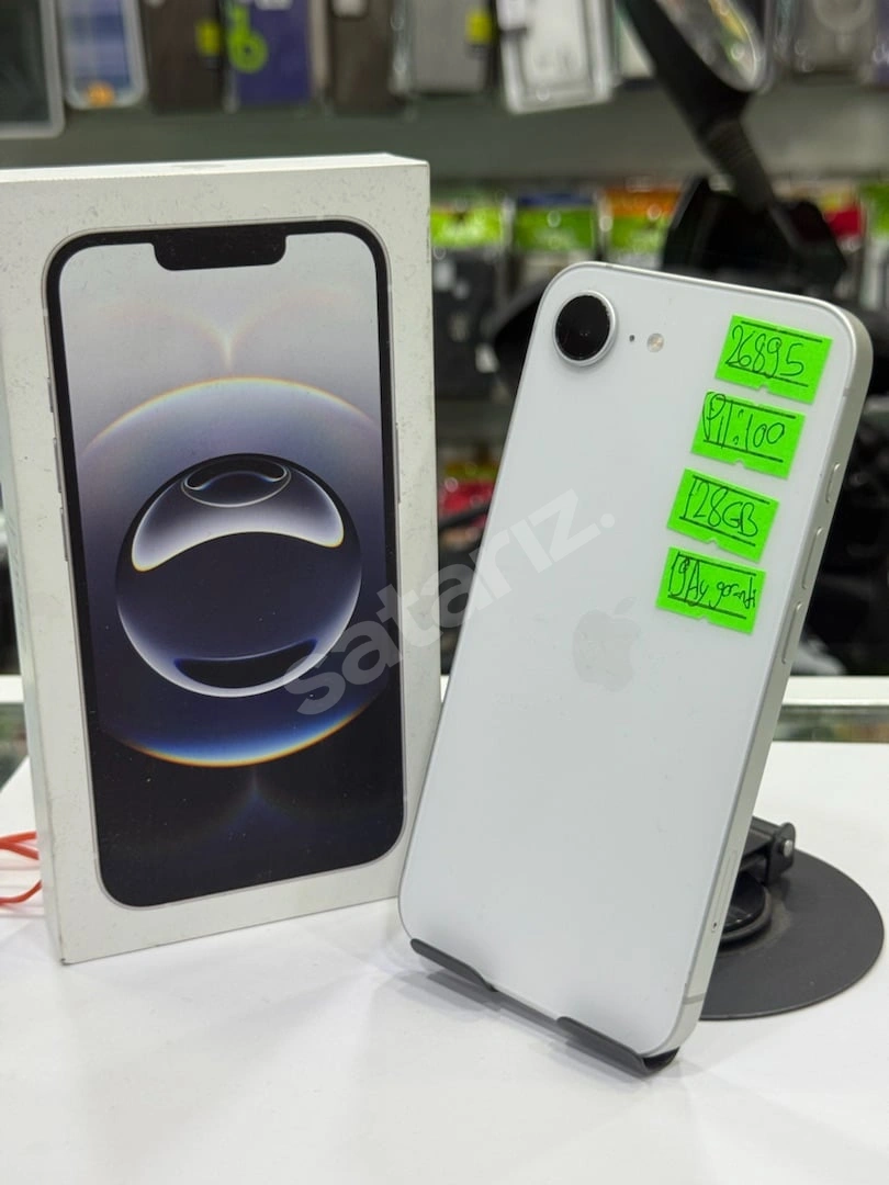 📱 iPhone 16e 128GB – %100 Pil – 19 Ay Garantili – Sıfırdan Fark