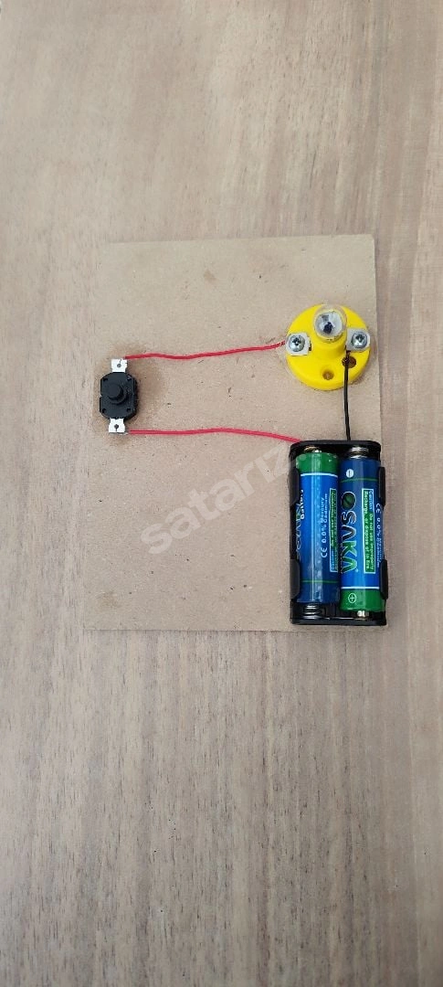 Kurulmuş Basit Elektrik Devresi Deney Seti
