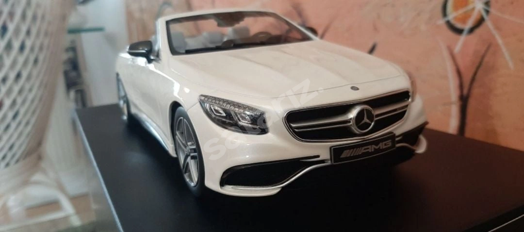 1:18 GT SPIRIT - 2017 MERCEDES S63 AMG DIAMOND WHITE DEALER