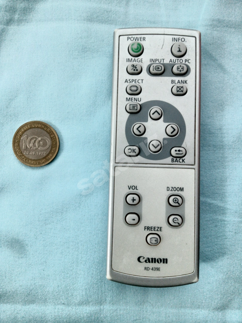 canon projeksiyon kumandası RD-439E orjinal..