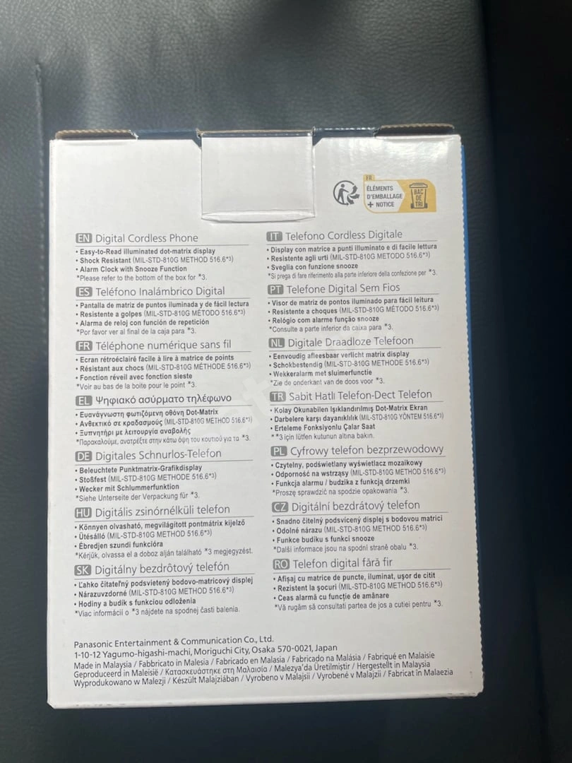 Sıfır Panasonic Telsiz Telefon Hemen Teslim