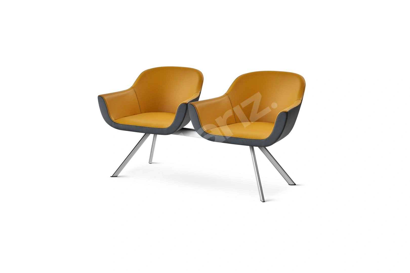 AKBÜRO  RS-6004 İKİLİ BEKLEME KOLTUĞU