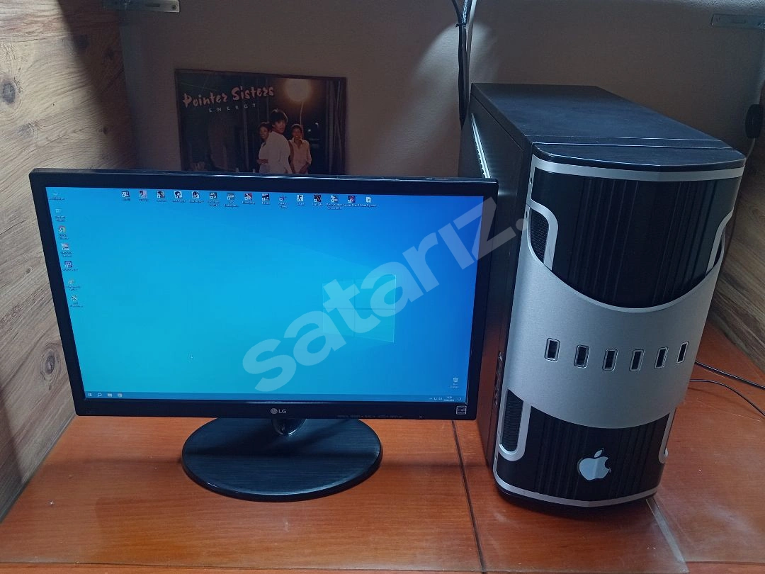 15 Oyun Yüklü İntel i5 Kasa + 22'' 1080P LG Monitör Masaüstü PC