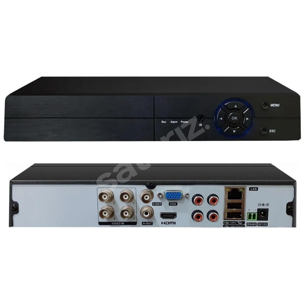 Avenır Kayıt Cihazı Av-Tc04M 4 Kanal 2Mp 1X8Tb H265 Xmeye Hıbrıt 5İn1 1080P