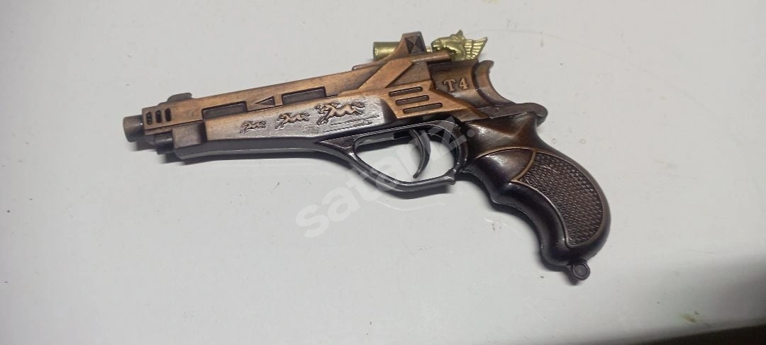 Metal Çata Pat Oyuncak Tabanca