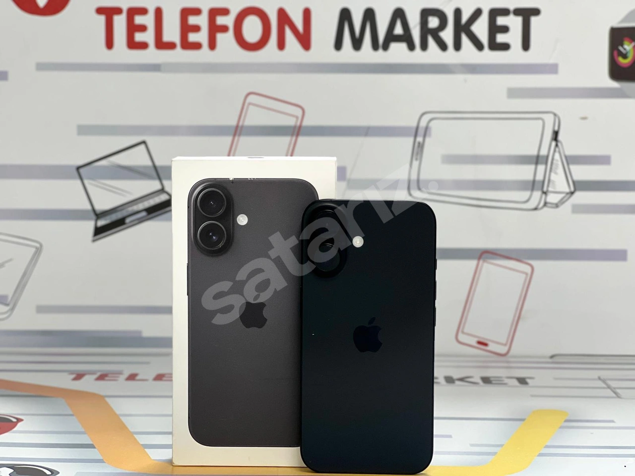 TELEFON MARKET'DEN 11 AY GARANTİLİ KUSURSUZ 256GB İPHONE 16