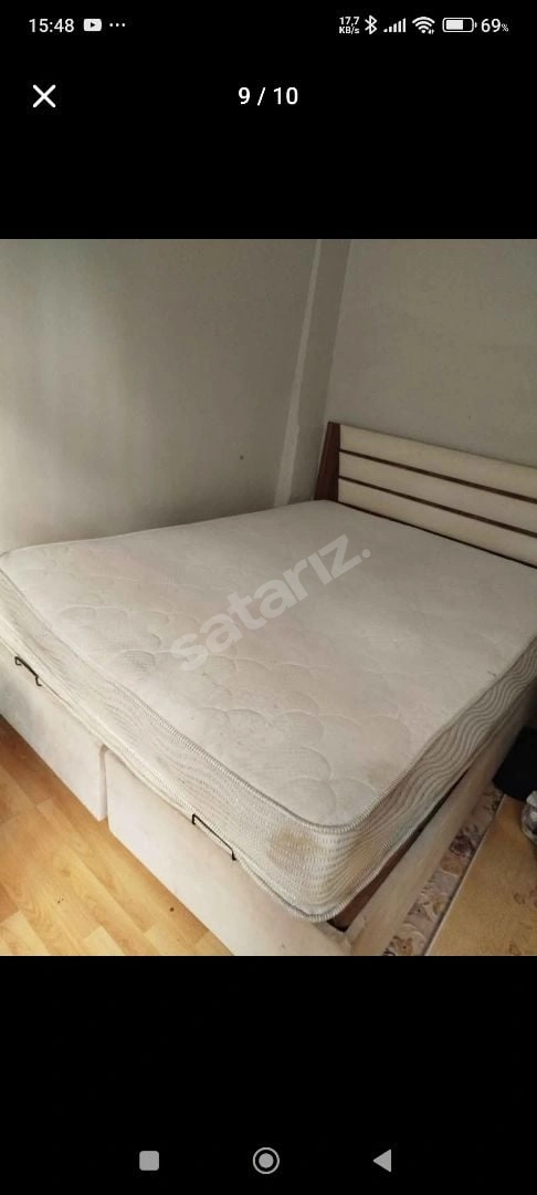 Acill Satılık Çift Kişilik Yataklı Baza