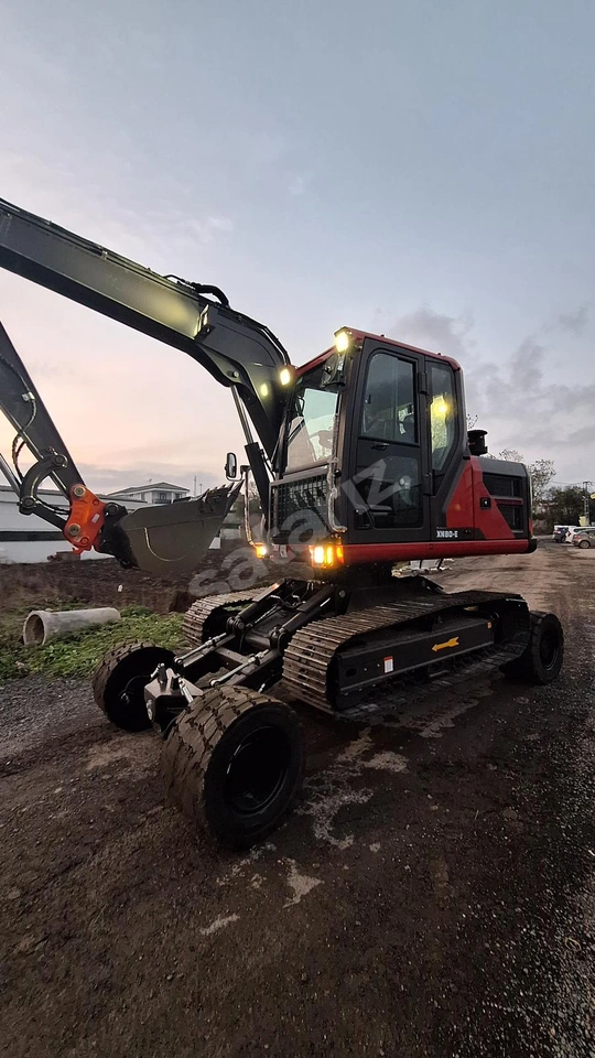 HİBOL X9 HEM LASTİKLİ HEM PALETLİ YANMAR MOTORLU 9TON EKSKAVATÖR