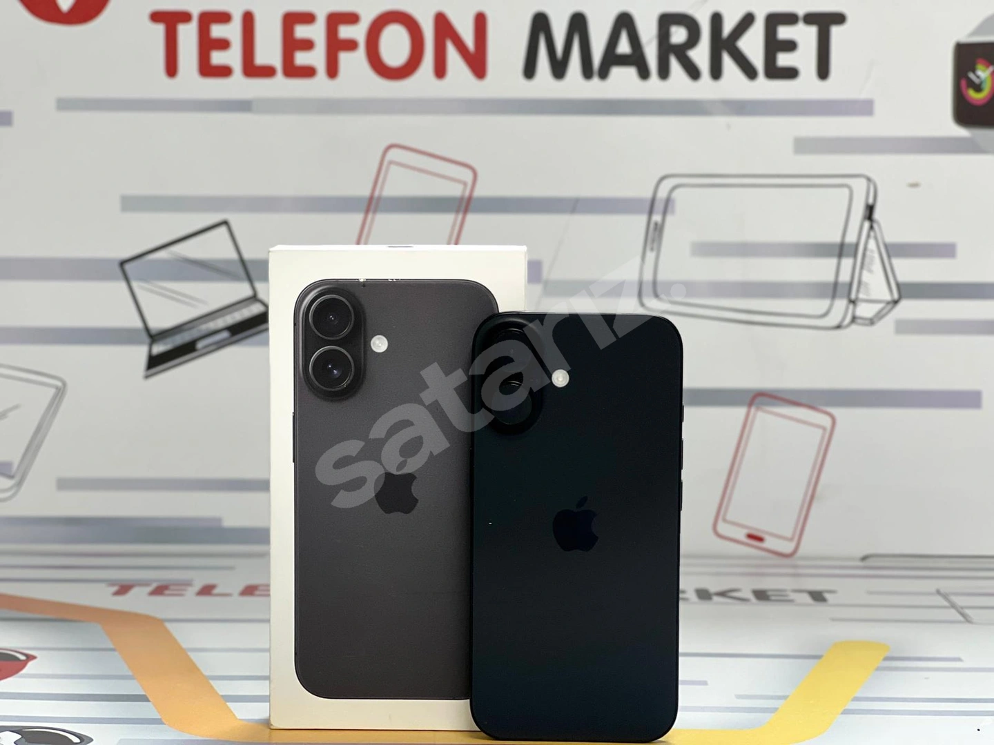 TELEFON MARKET'DEN 11 AY GARANTİLİ KUSURSUZ 256GB İPHONE 16