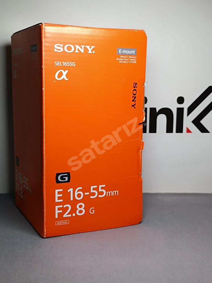 SONY 16-55MM F2.8 G OSS SIFIR AYARİNDA