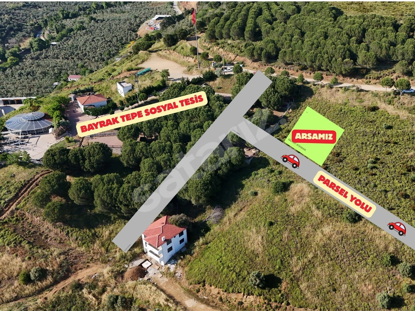 AY EMLAK'TAN DENİZE YAKIN KONUMDA 410 m² VİLLA İMARLI ARSA