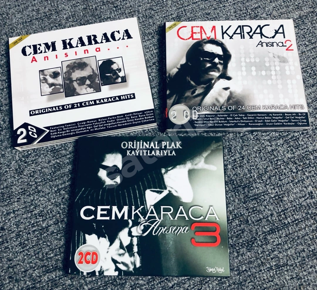 CEM KARACA * ANISINA 1, 2, 3 * 2’li 3x CD